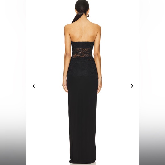 Lovers & Friends Zahra Gown Black Sz XS - Picture 3 of 4